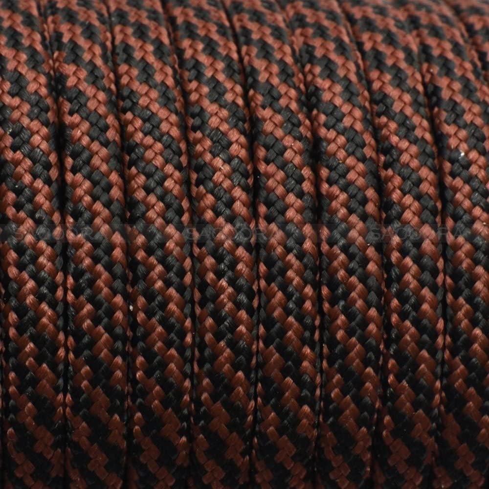 100ft 550 Paracord Parachute Cord Lanyard Mil Spec Type III 7 Strand Core Acid Blue+Orange Camo : Sports & Outdoors