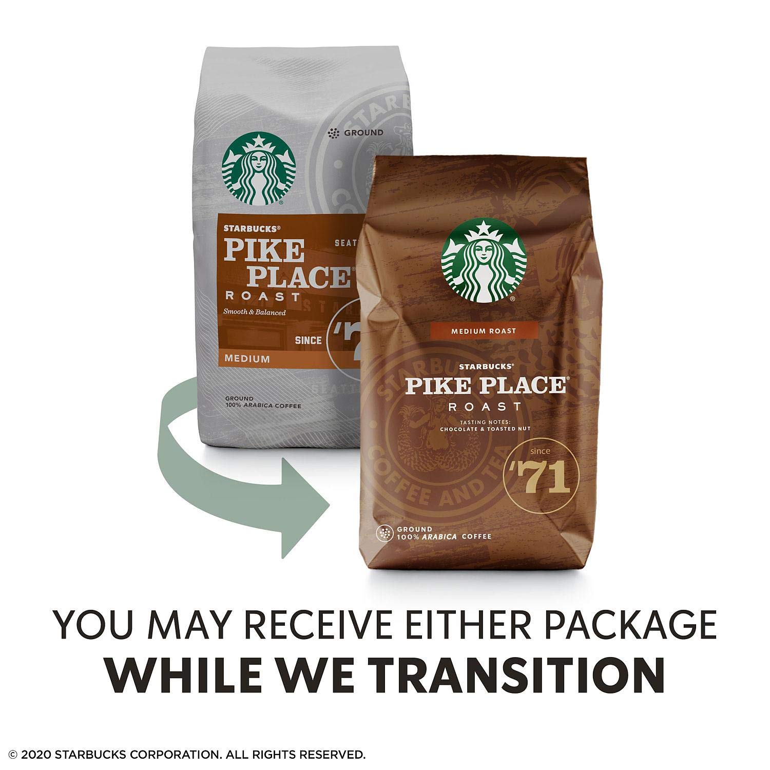 Starbucks Coffee Starbucks Pike Place Roast Medium Ground Coffee