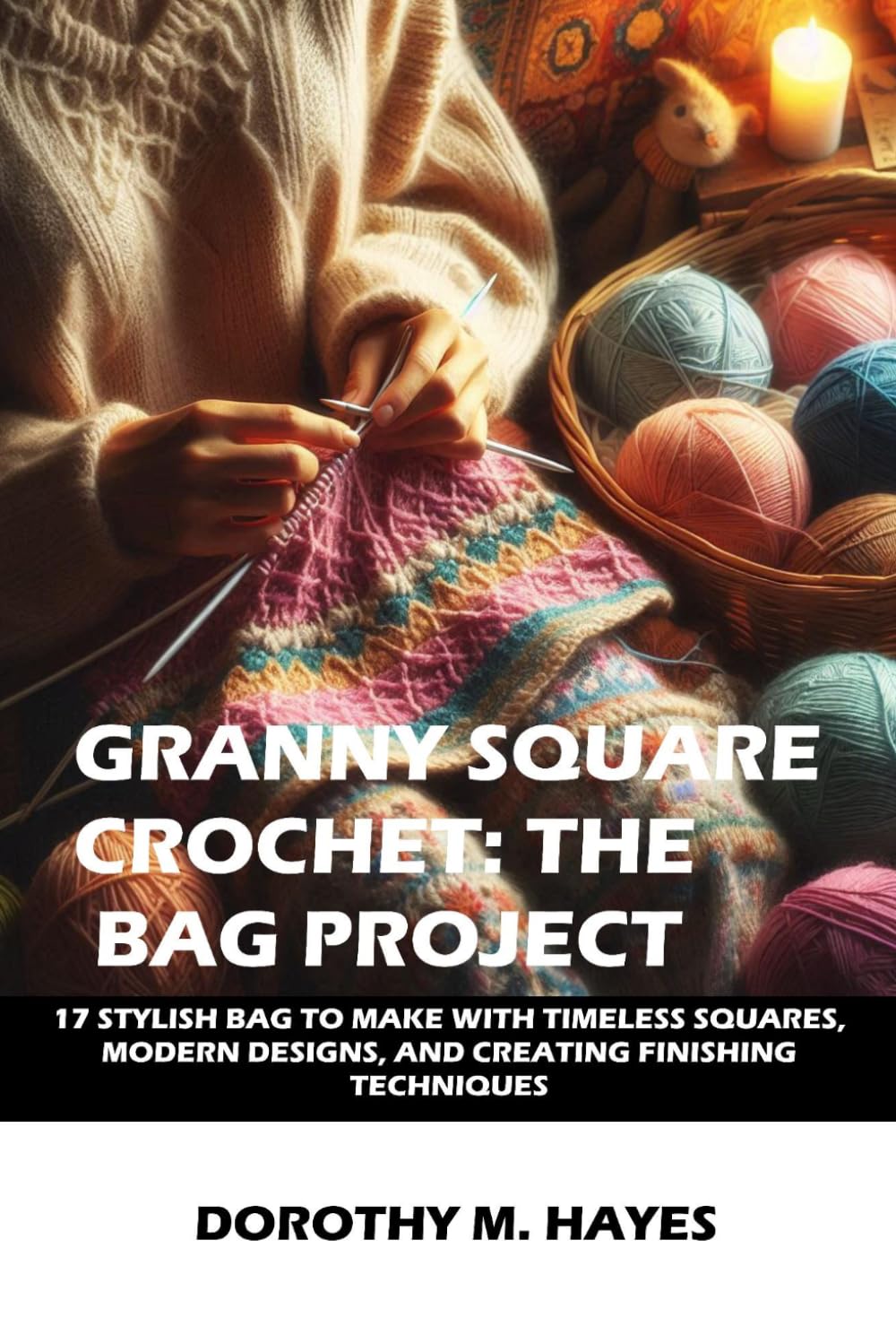 GRANNY SQUARE CROCHET: THE BAG PROJECT: 17 STYLISH BAGS TO MAKE WITH TIMELESS SQUARES, MODERN DESIGNS, AND CREATIVE FINISHING TECHNIQUES