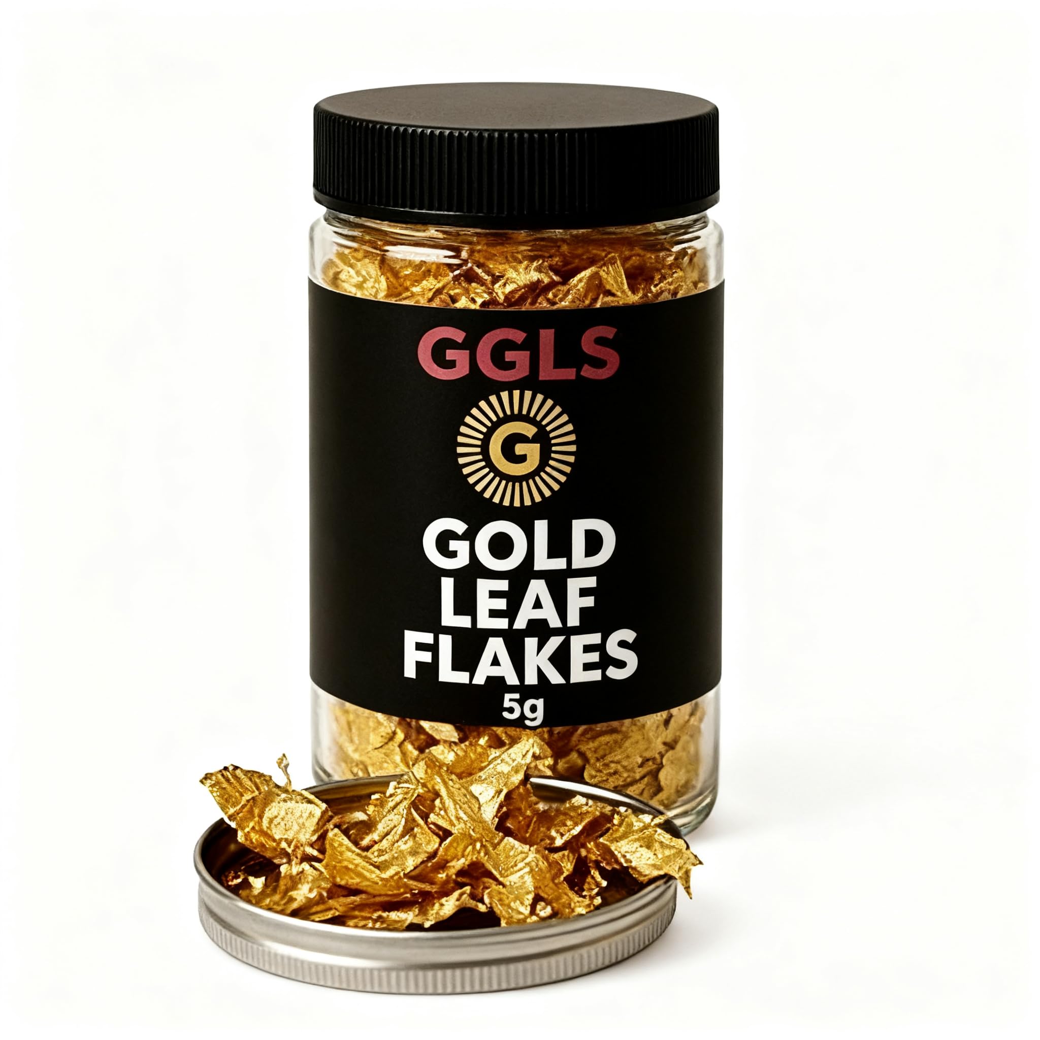 Galaxy Gold Flakes,Gold Leaf Sheets Flakes for Resin Art, Metallic Gold Foil Flakes for leafing,Gilding,Home Decorations, Painting Arts, Decoration, Crafts Nails and DIYS