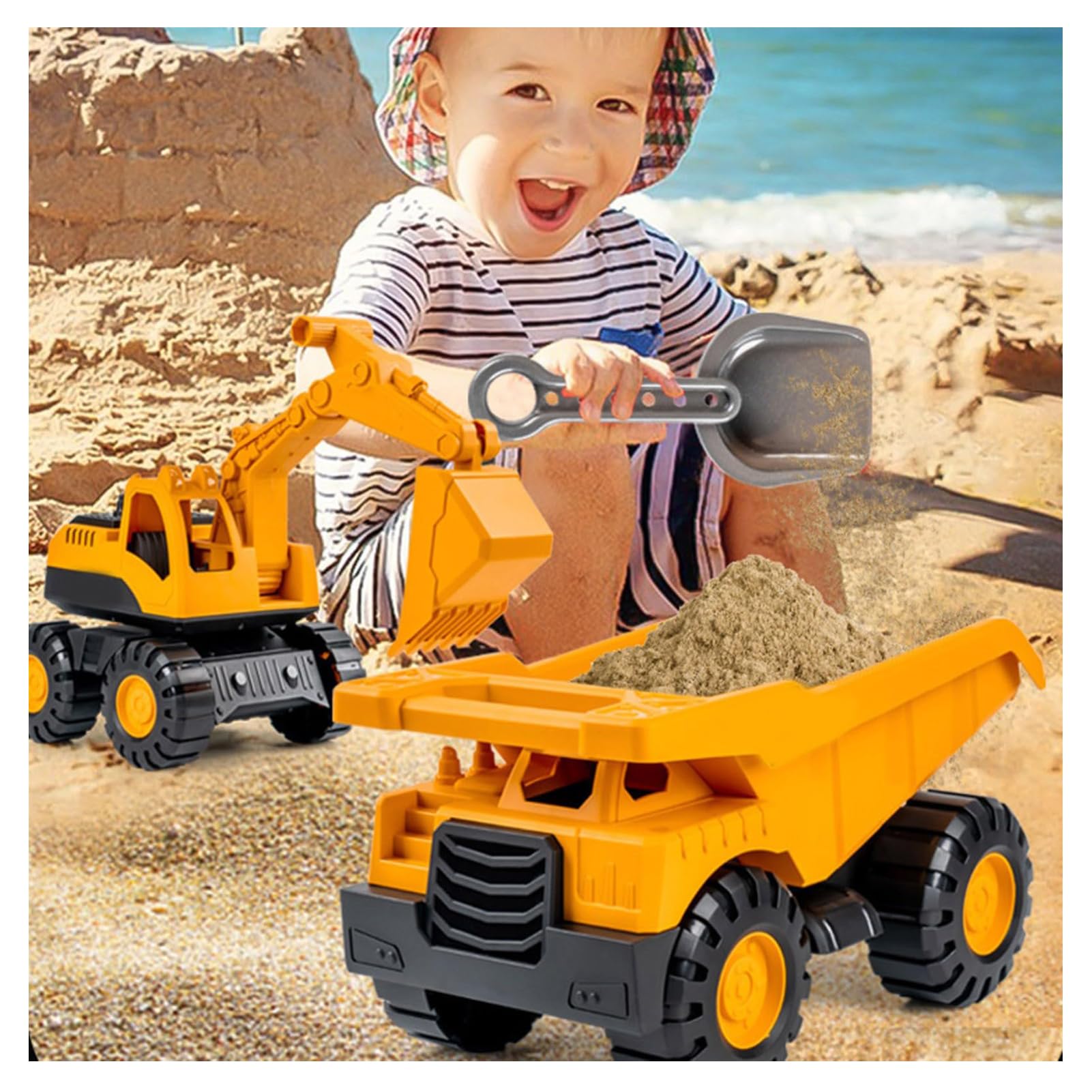 Amazon.co.jp: 3台セット 建設車両 ショベルカー おもちゃ 工事/建設