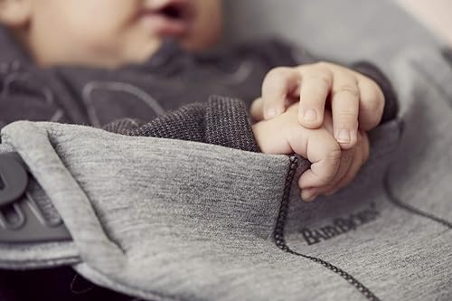 Miniatura 120 de BabyBjörn Bouncer Bliss Silla de rebote para bebé, Algodón, Azul Midnight