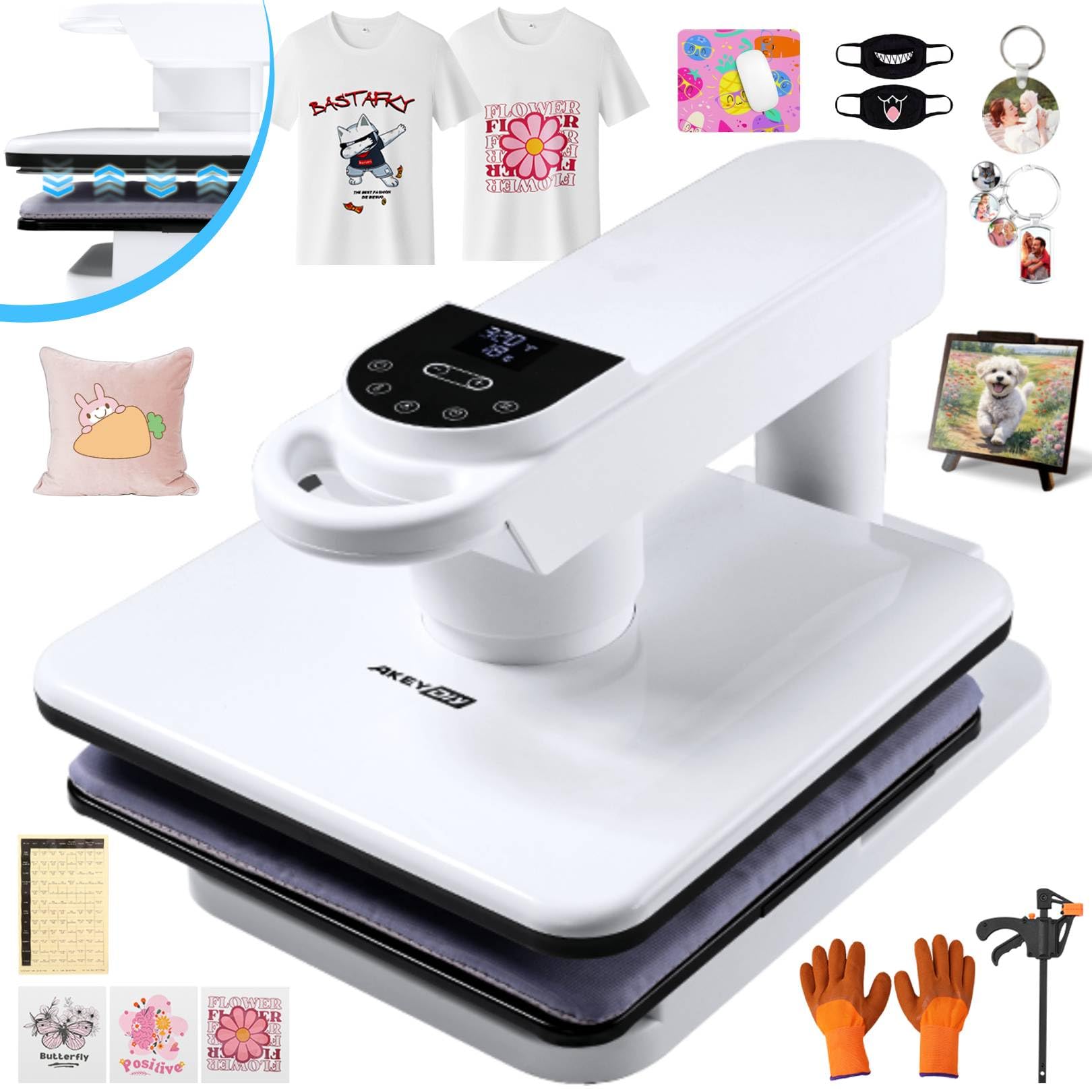 Auto Heat Press Machine for T Shirts
