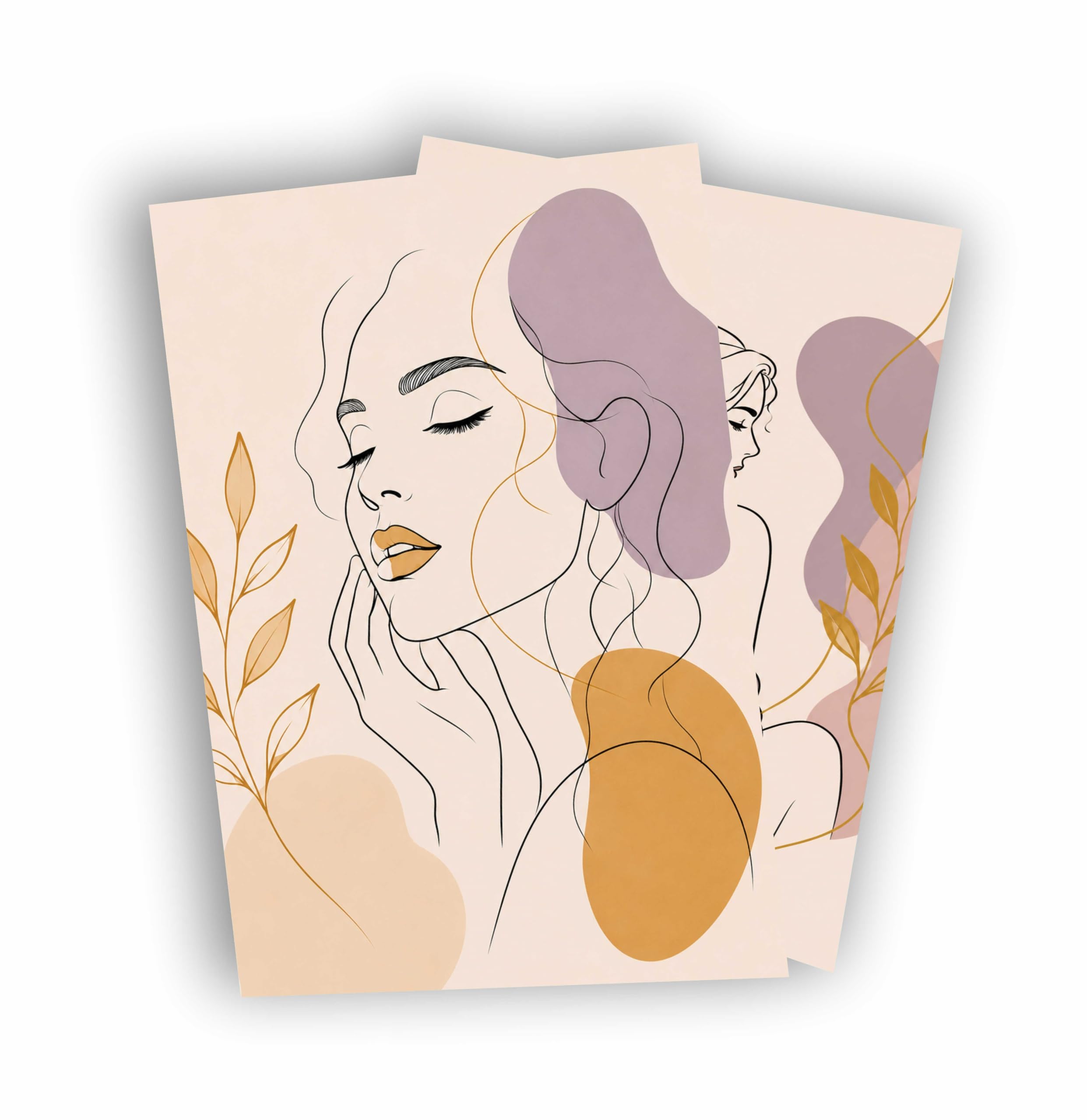 Gimly Modern Minimalist Line Art 350 GSM-picture-20