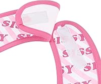 Vista 4 de Littleforbig Babero de algodón impermeable para adultos con cierre de velcro ajustable, bonito en rosa