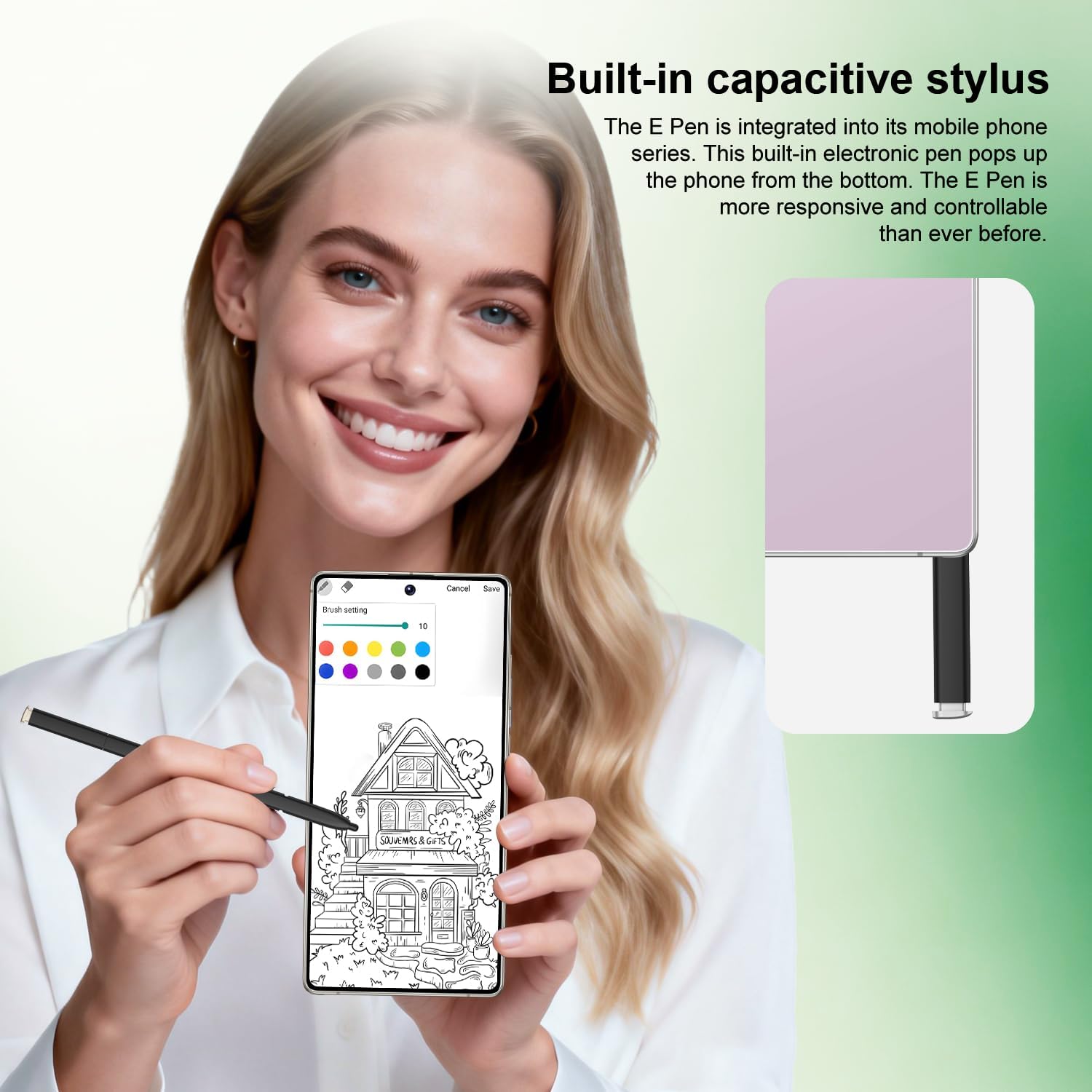 WWT 26 Ultra Unlocked Phone,Android 15 12+512GB Smartphone,Built in Pen The Phone,Cell Phone Battery 7000mAh 6.99" HD Screen,Dual SIM/5G/Face ID/Fingerprint Lock/GPS (Pink, 12+512GB)