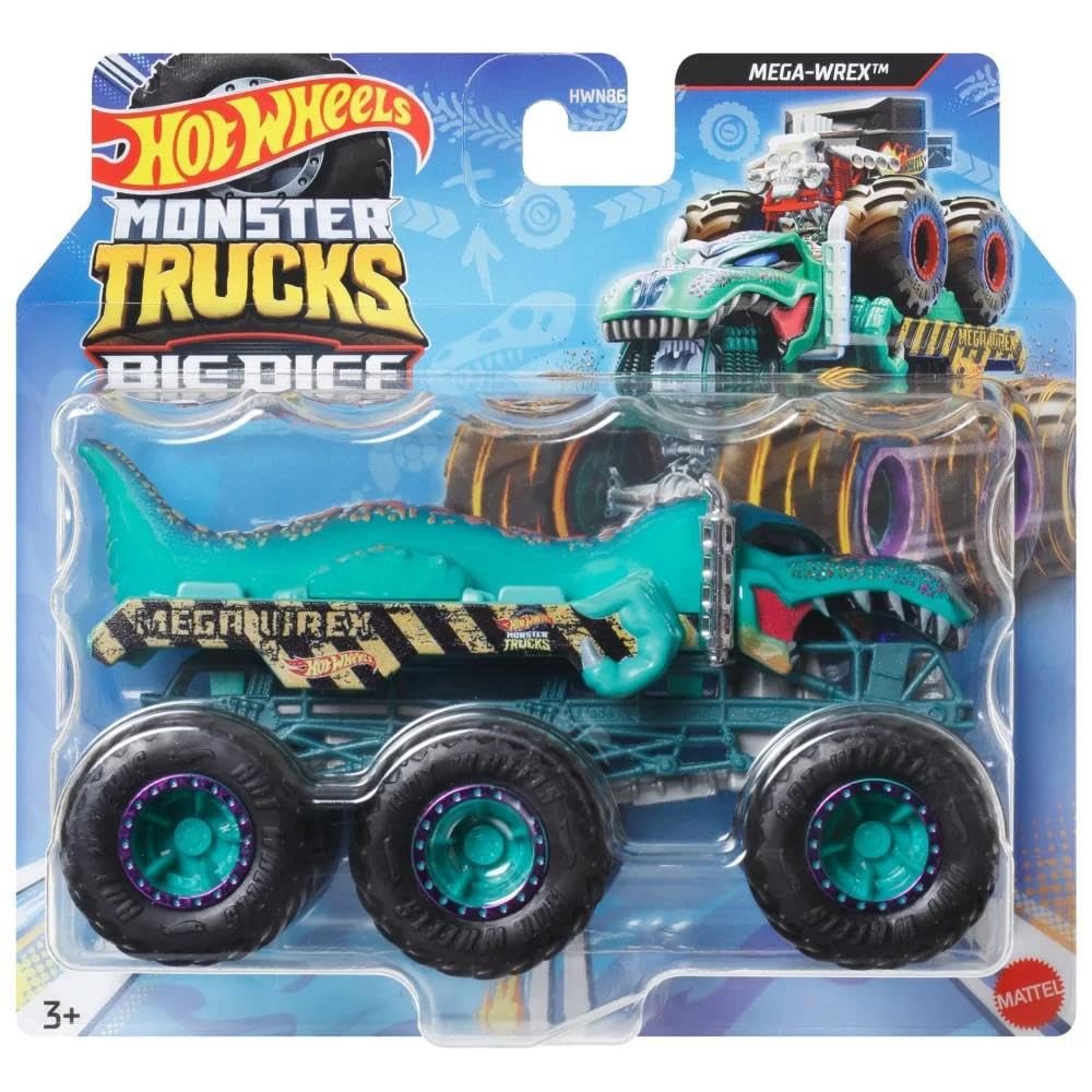 Monster Trucks 1:64 Tow Cars MEGA-WREX HWN86 - HWN87