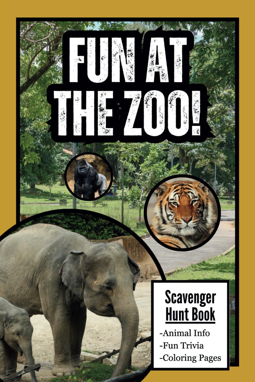 Fun at the Zoo Scavenger Hunt Book for Kids!