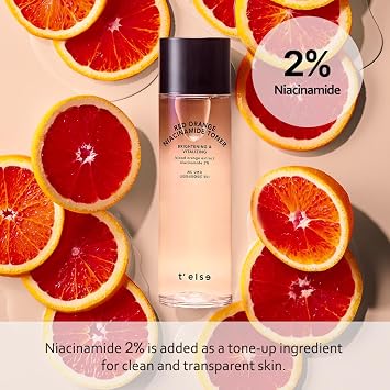 T'else Red Orange Niacinamide Toner, 5.2 fl oz (150ml)