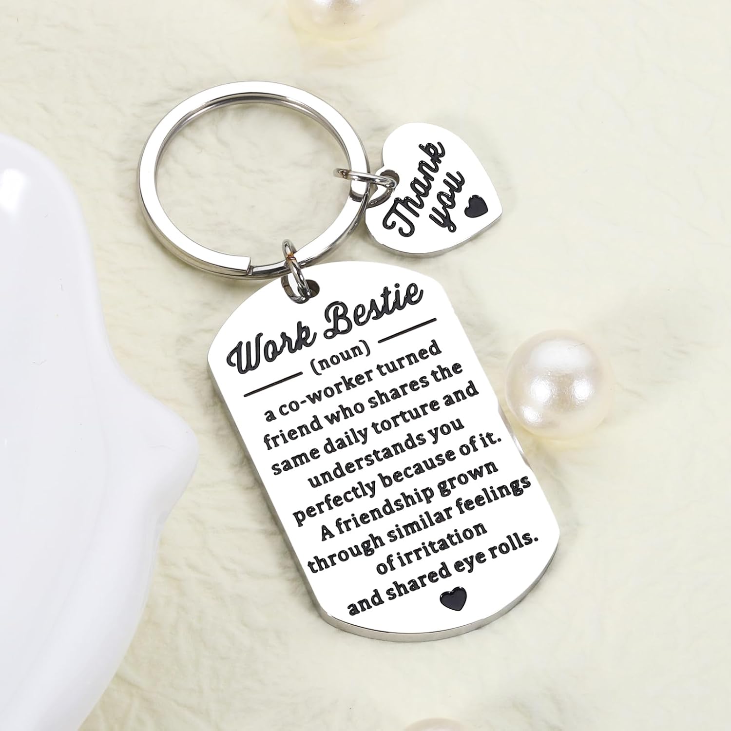 Galentine's Day Gifts for Coworkers, Work Besties Gifts Cute Keychain, Coworker Leaving Gifts Women, Coworker Gifts for Women, Boss Lady Gifts, Appreciation Gifts, Coworkers Farewell Gifts Keychain