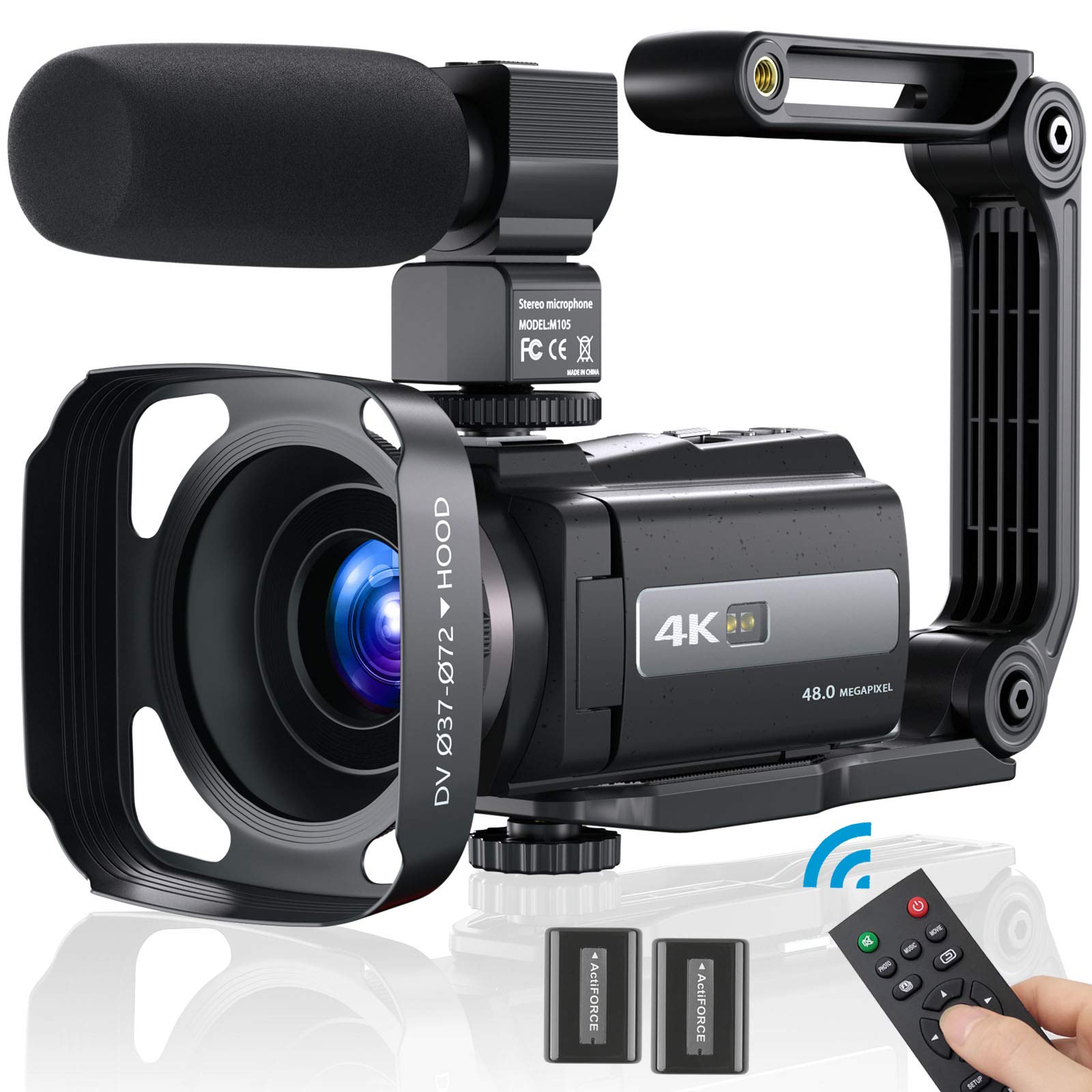 Amazon.com : Rosdeca 4K Video Camera Camcorder Ultra HD 4K 60FPS