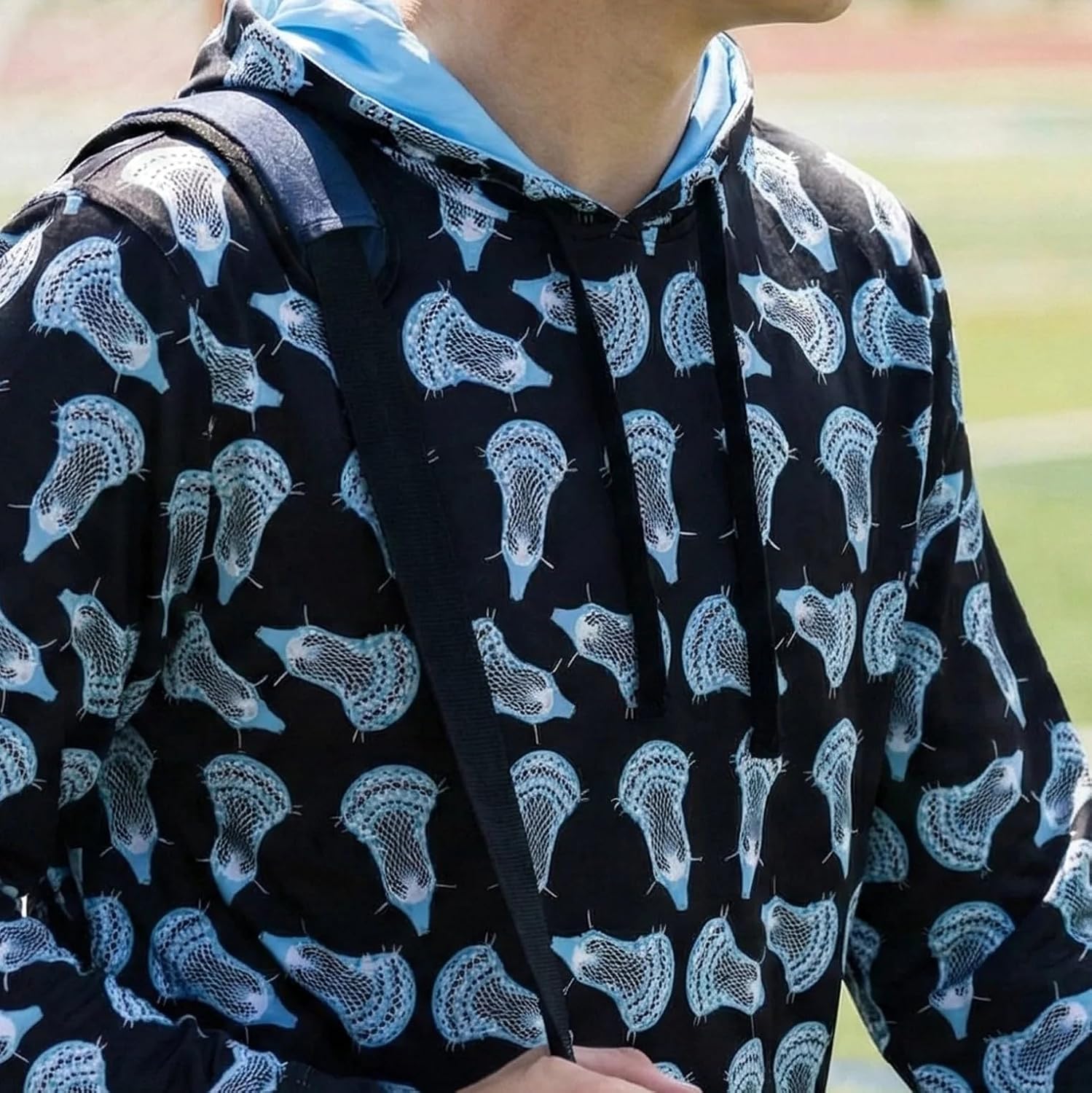 ChalkTalkSPORTS Lacrosse Hooded Performance Sweatshirts | Lax Gameday Hoodies | Youth & Adult Sizes - Image 3