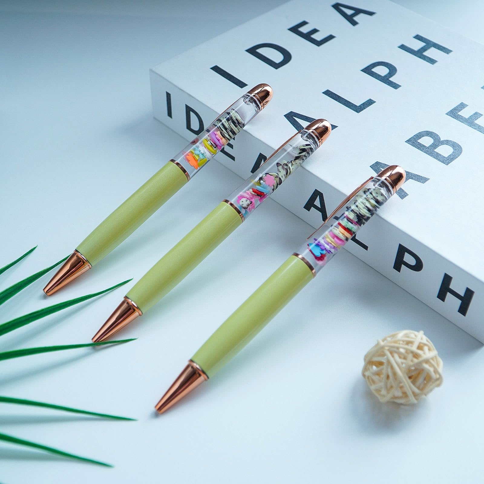 Sikyby Cat Funny Pens Cute Floater Floating Liquid Writing Journaling Office Pen Unique Gifts - Image 2