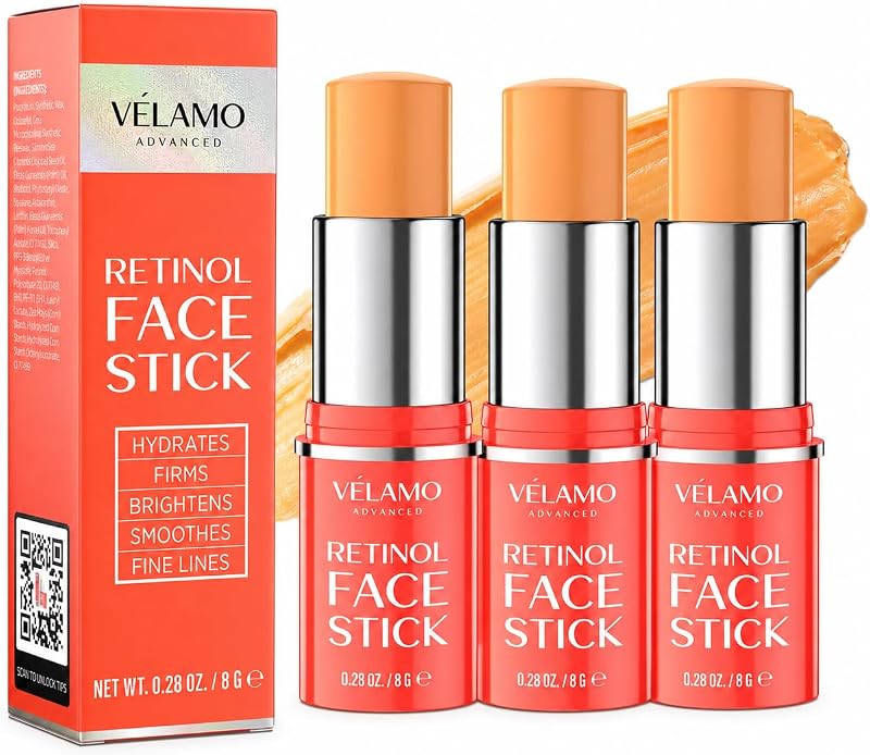 Bastão facial com retinol VELAMO ADVANCED, 3 unidades, 8 g cada