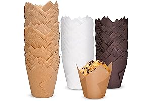 120 Counts Tulip Cupcake Liners