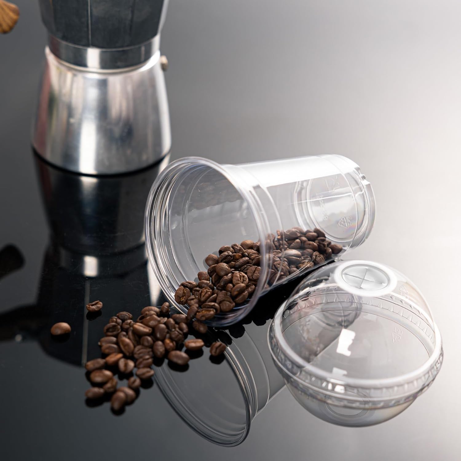 Lullaby 200Pack 16oz Clear Plastic Cups with Dome Lids, Disposable Smoothies Cups Suitable for Ice Cold Drinks Coffee Tea, Ideal for Parties, Holidays - Image 6