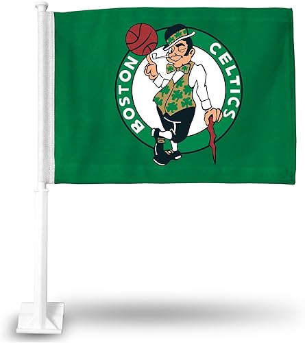 Rico Industries NBA Houston Rockets - Bandera negra de doble cara para automóvil 16 x 19 pulgadas