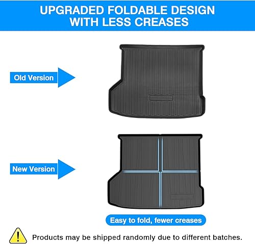 Vista 139 de Powerty Alfombrilla de maletero para Honda Pilot 2016-2021 2022, alfombrillas de carga TPE para todo tipo de clima, forro de carga para asiento