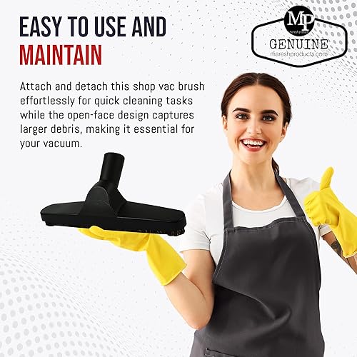 Miniatura 6 de MP Maresh Products Compatible con aspiradora Shop Vac de 1-1/4 pulgadas, accesorio para aspiradora de piso para aspiradoras de tienda en seco y