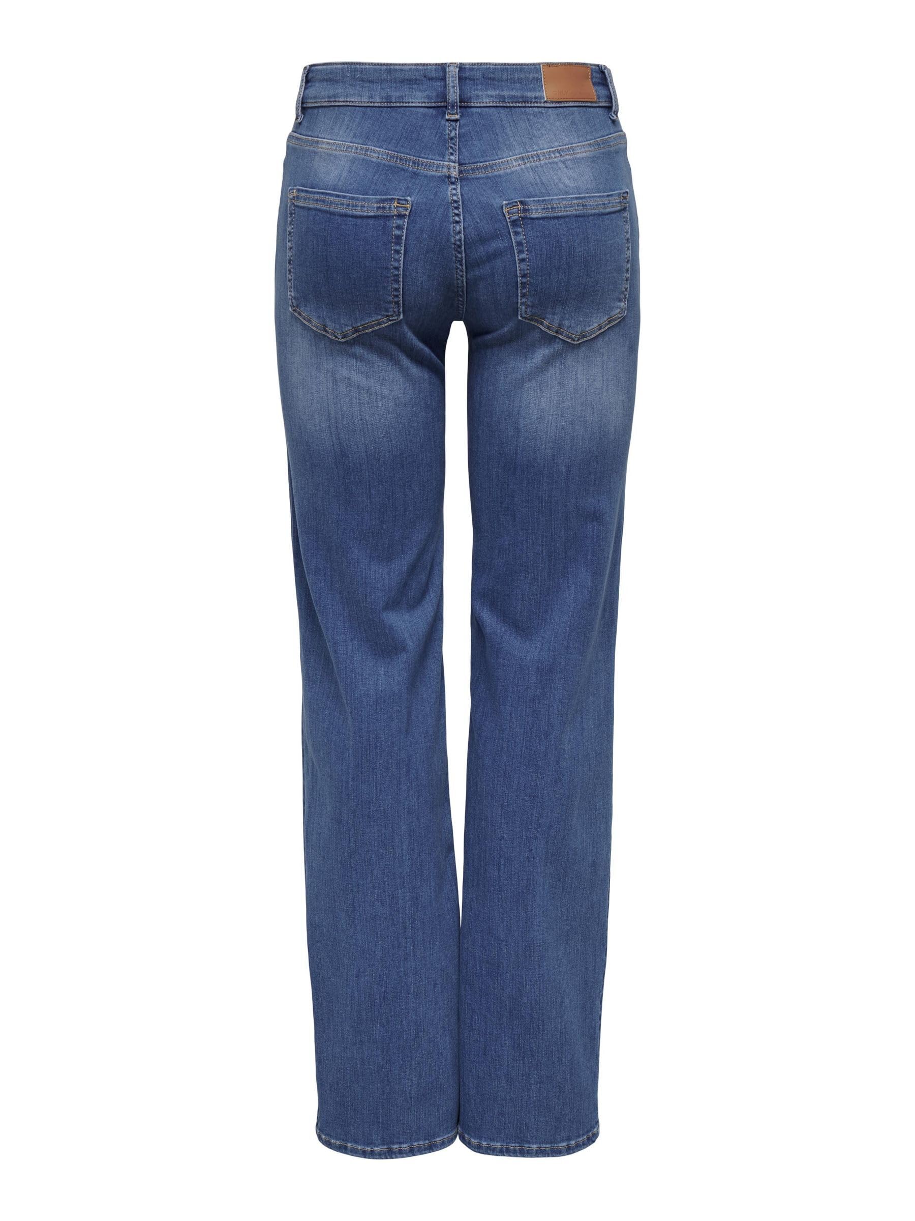 ONLY Straight Fit Jeans ONLBLUSH Mid Waist Straight Fit Jeans