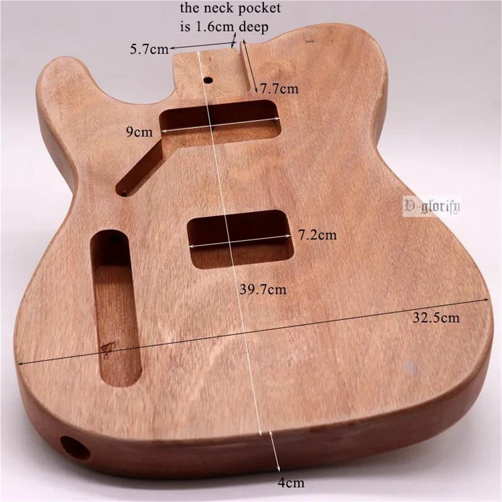 Corpo Per Chitarra Incompiuto Parti Del Corpo Della Chitarra Elettrica Per Mancini In Legno Di Okoume