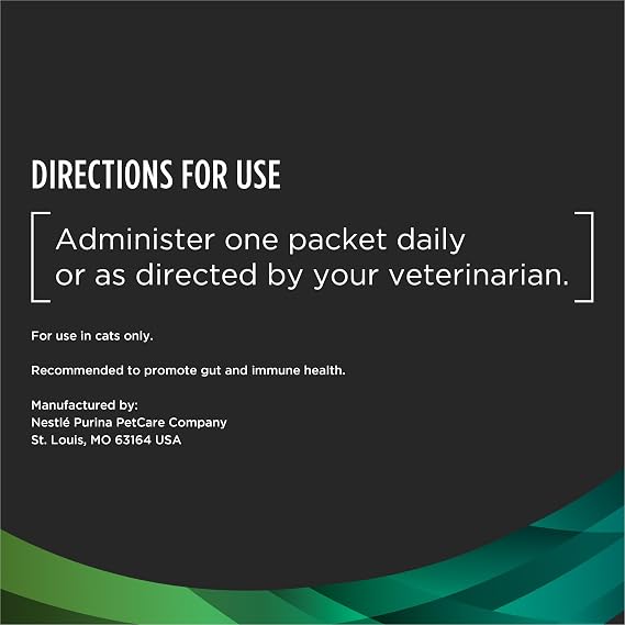 Purina Pro Plan Veterinary Cat Supplements Multi Care Feline Supplement Digestive Probiotics for Cats Immune Support Cat Supplement - 30 ct. Box