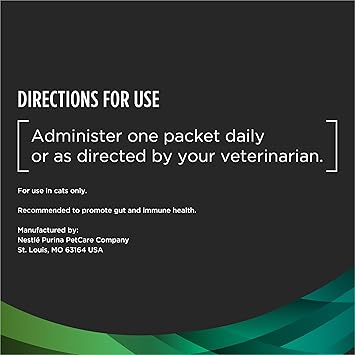 Purina Pro Plan Veterinary Cat Supplements Multi Care Feline Supplement Digestive Probiotics for Cats Immune Support Cat Supplement - 30 ct. Box