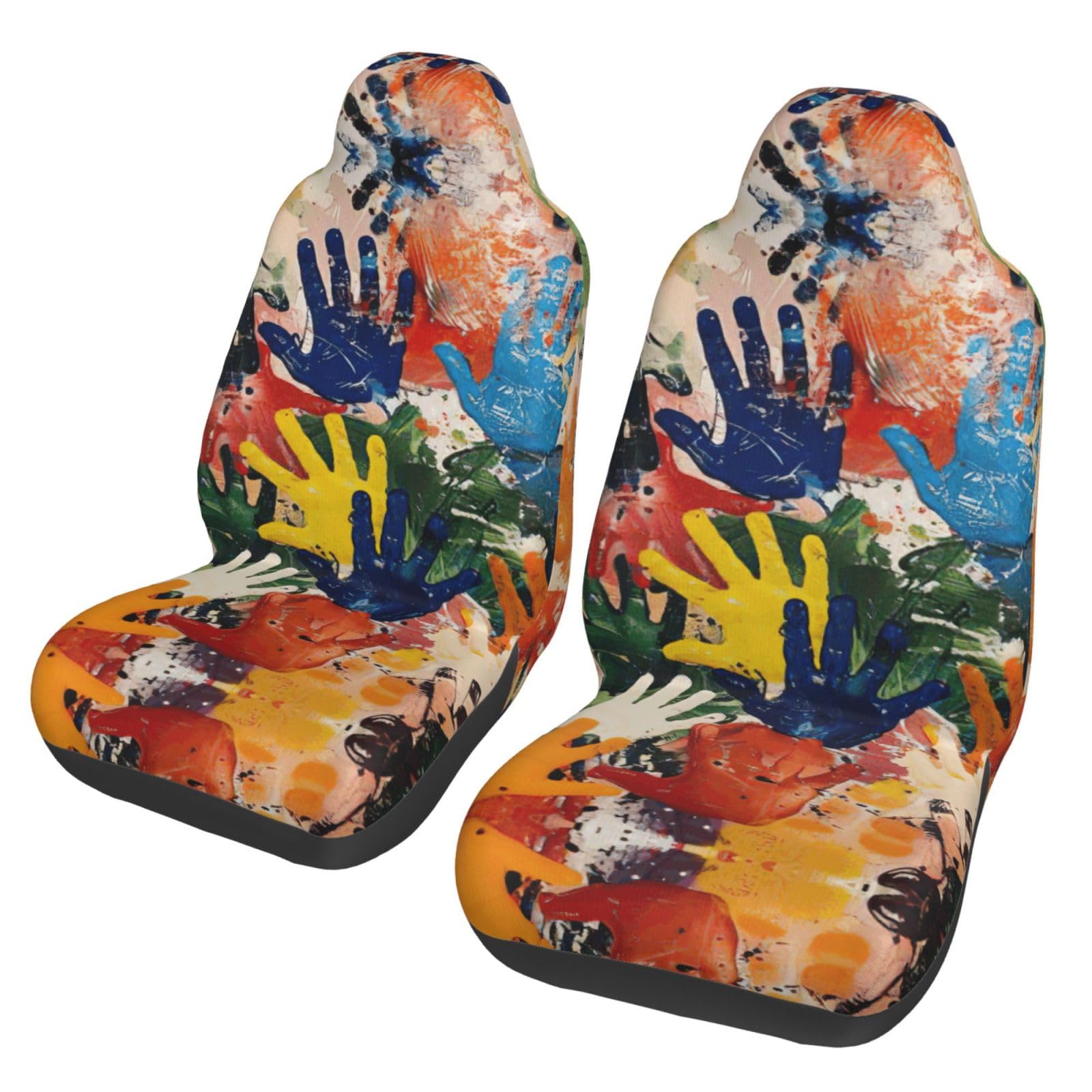 Protector de asiento de coche antideslizante, fundas infantiles universales, pack de 2 8