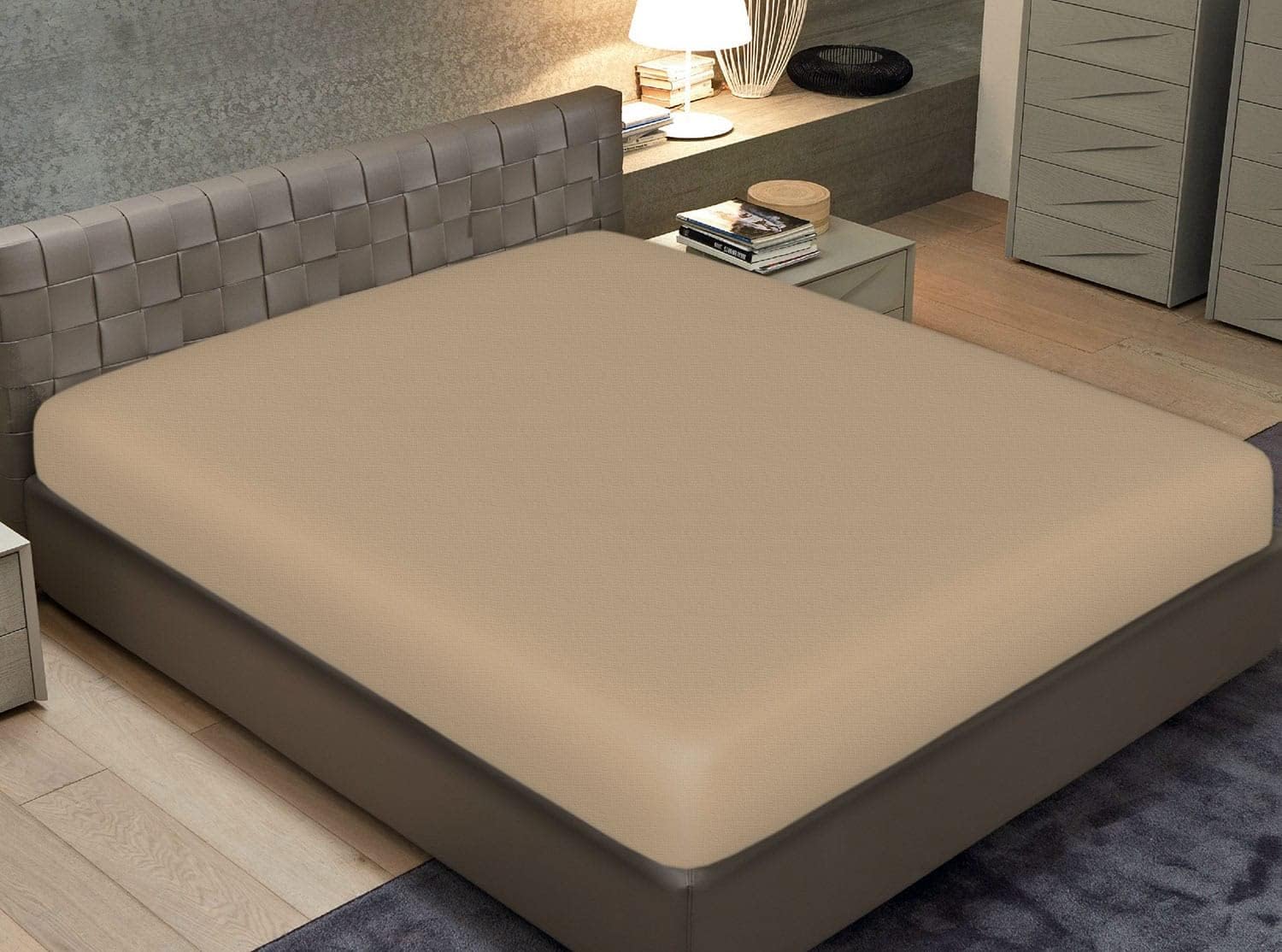 Lenzuolo Con Angoli King Size 180x200 Cm - Cotone 100% Italiano, Per Materassi Fino A 30 Cm, Morbido E Traspirante - Foto 2