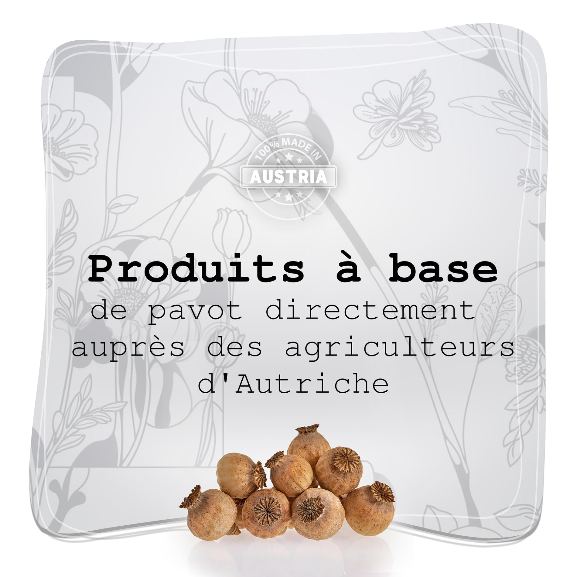 Capsules de graines de Pavot séchées sans Manche, Accessoires de Bricolage & décoration (Petit 200 g)