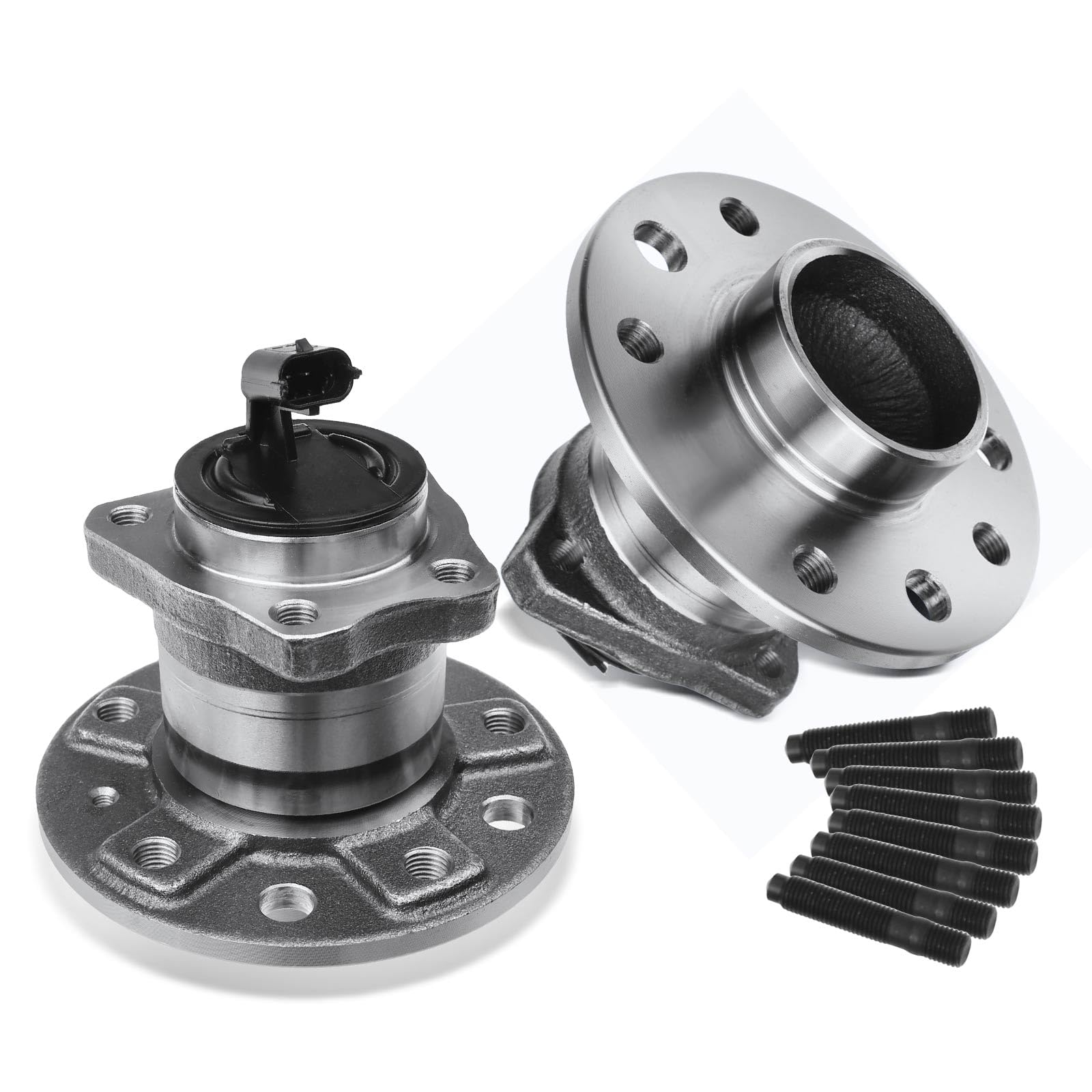 Frankberg 2x Radlager Radlagersatz Hinten Flansch-Rad ⌀140 Mit ABS Gehäusesensor Kompatibel mit Zafira/Zafira Family B Astra H Meriva B Astra H Replace# 93178626, 1604316