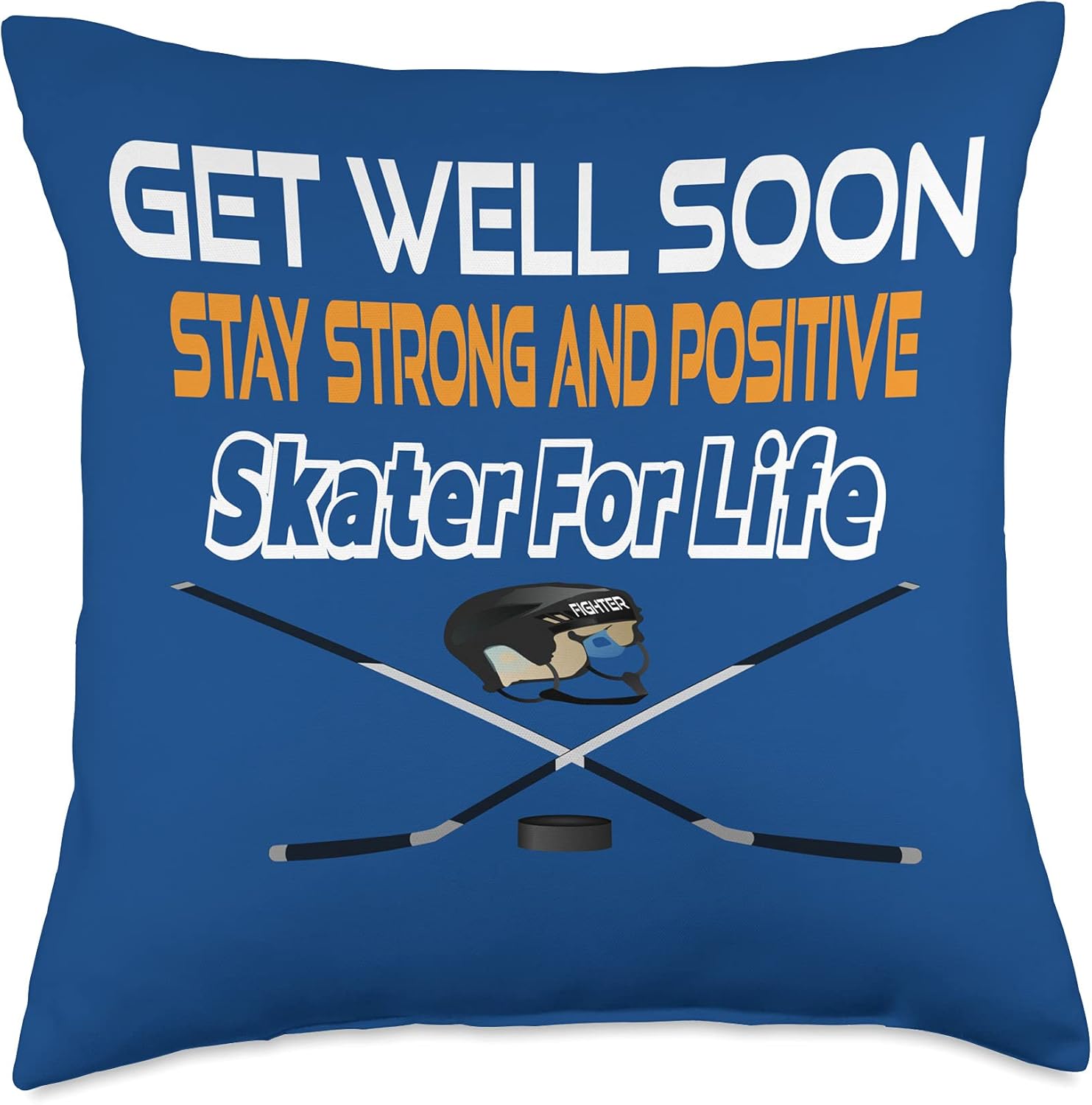 Get Well Soon Hockey Gifts Athletes Feel Better Gifts Throw Pillow