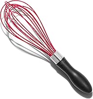 Vista 8 de OXO Good Grips - Batidor de silicona (9 pulgadas), color rojo