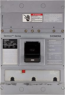 Siemens HJD63F400 Sentron Molded Case Circuit Breaker, HJD6-A, 3-Pole, 400A, 600V