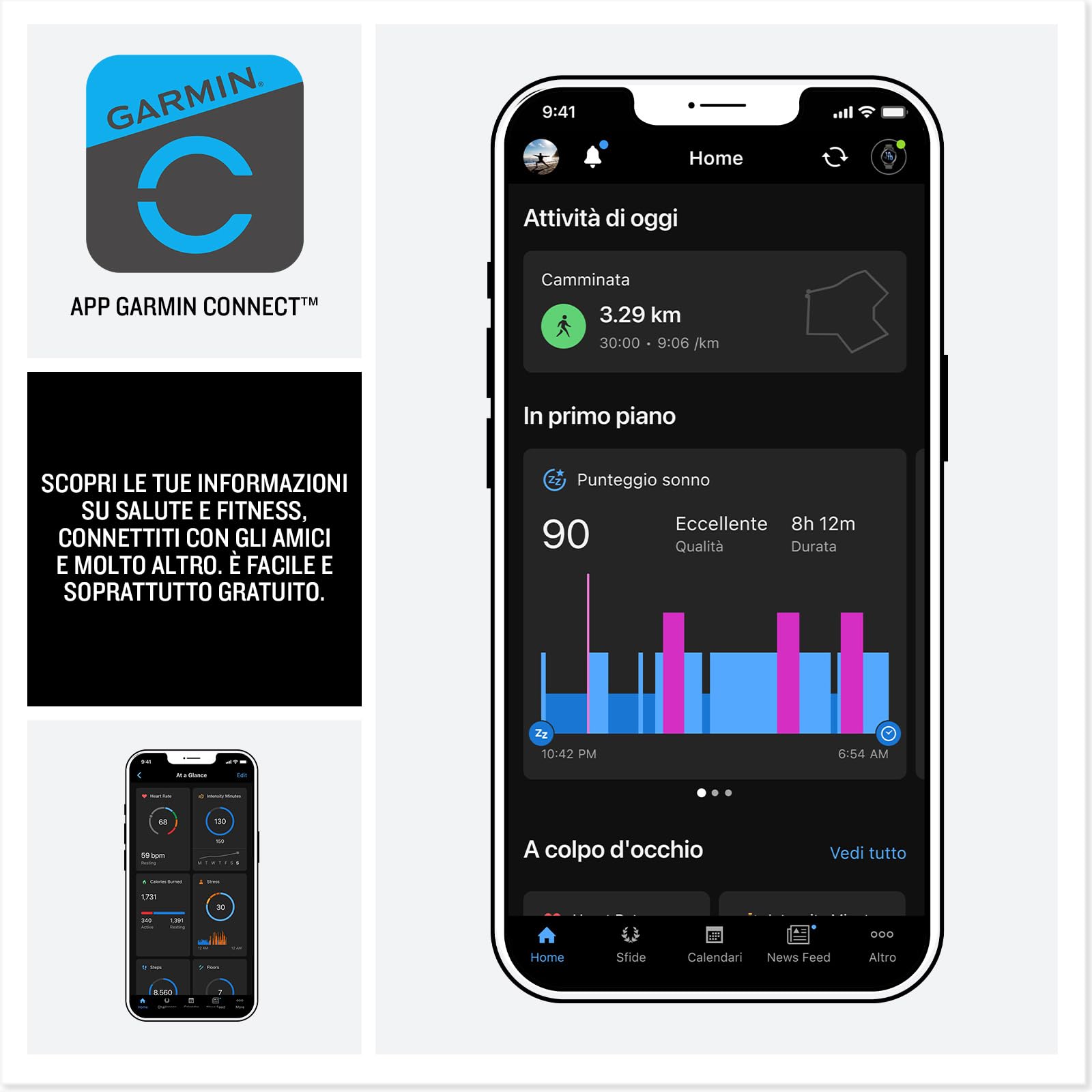 Garmin Lily 2 Active, Smartwatch per Donne, Elegante e Compatto, 38mm, Display LCD 1.3'', Quadrante decorato, GPS, Notifiche, Pay, Autonomia 9 giorni, Lunar Gold & Bone