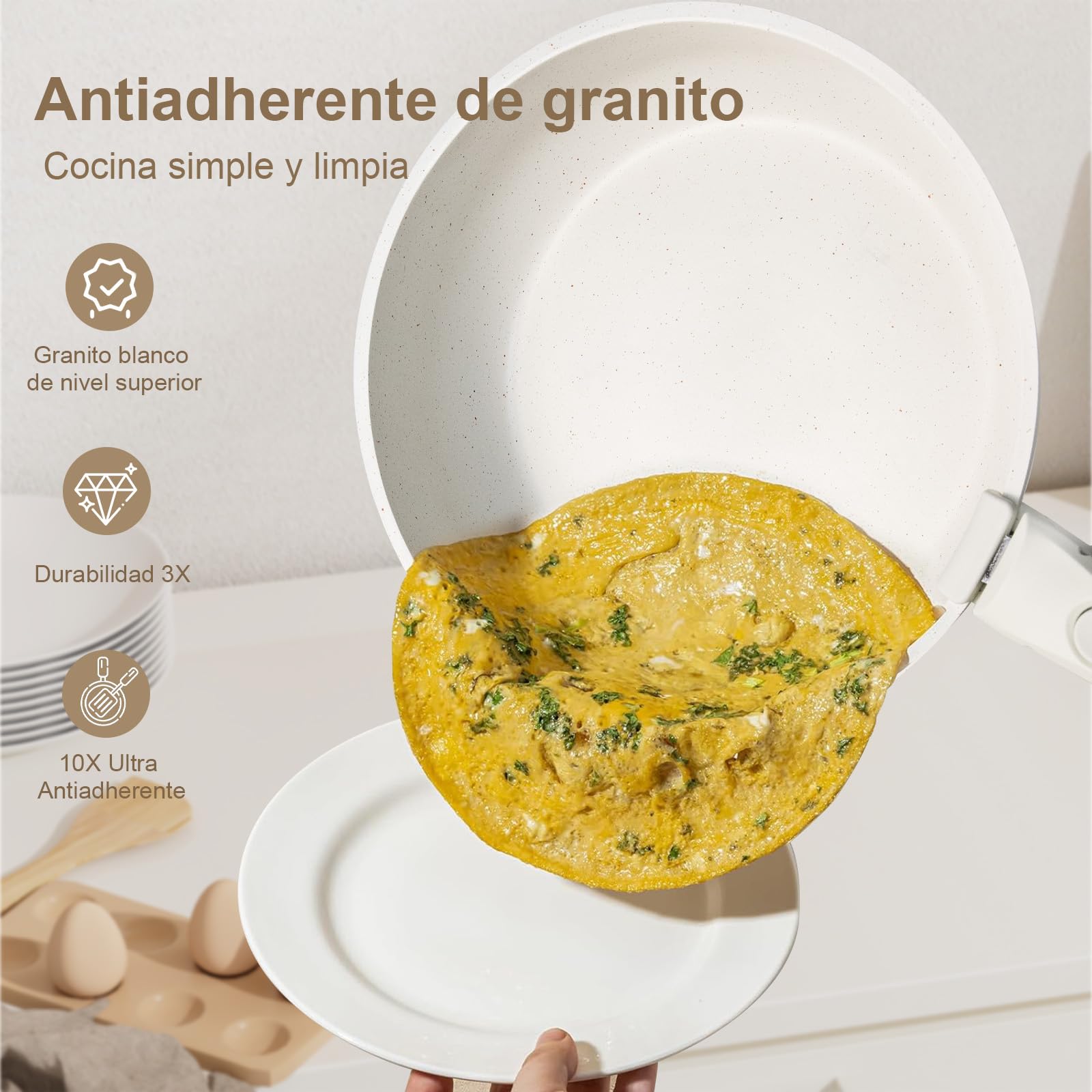 YASHE Juego de 13 Ollas y Sartenes, Juego Ollas Induccion Antiadherente, Juego de Sartenes con Tapas, Sartenes Mango Extraible, Apto para Lavavajillas & Apto para Horno