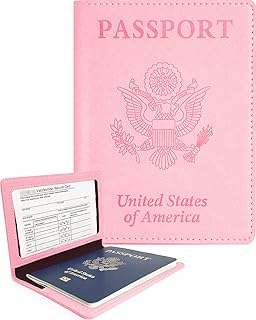 Passport Holder,Luggage Tag,Passport and Vaccine Card Holder Combo,Passport Holder With Vaccine Card Slot,Travel Essentials,Passport Cover,Passport Case,Passport Wallet,Passport Book,Travel Gifts