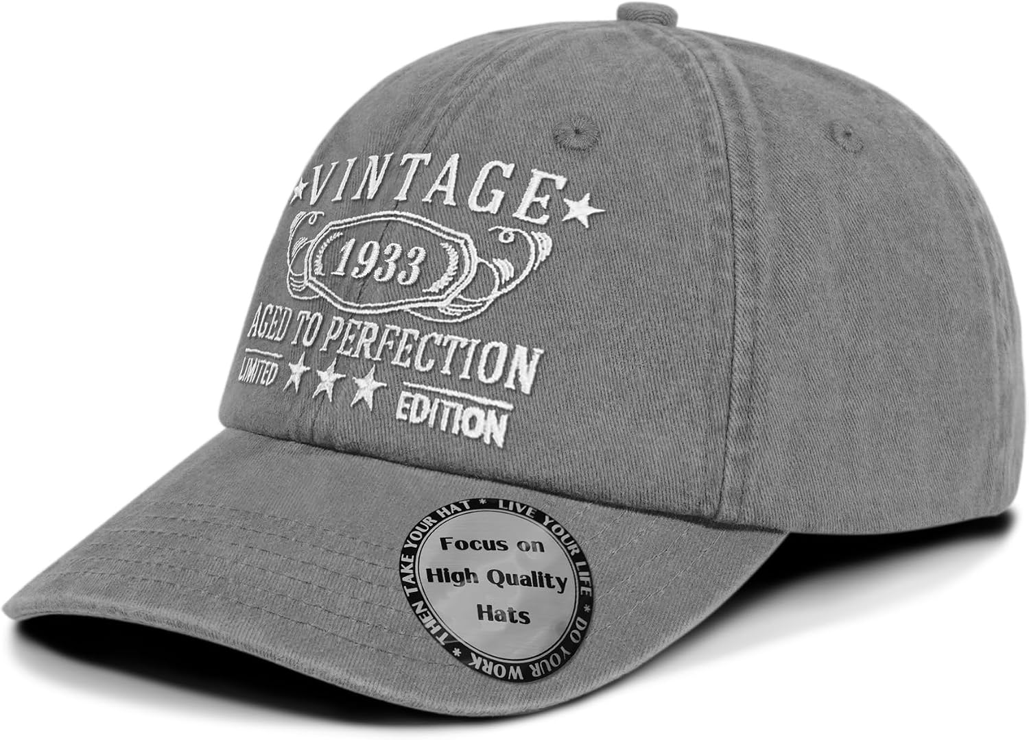 Birthday Gifts for Men Women, Personalized 30th - 100th Birthday Gifts, 1926-1996 Vintage Hat… image 2