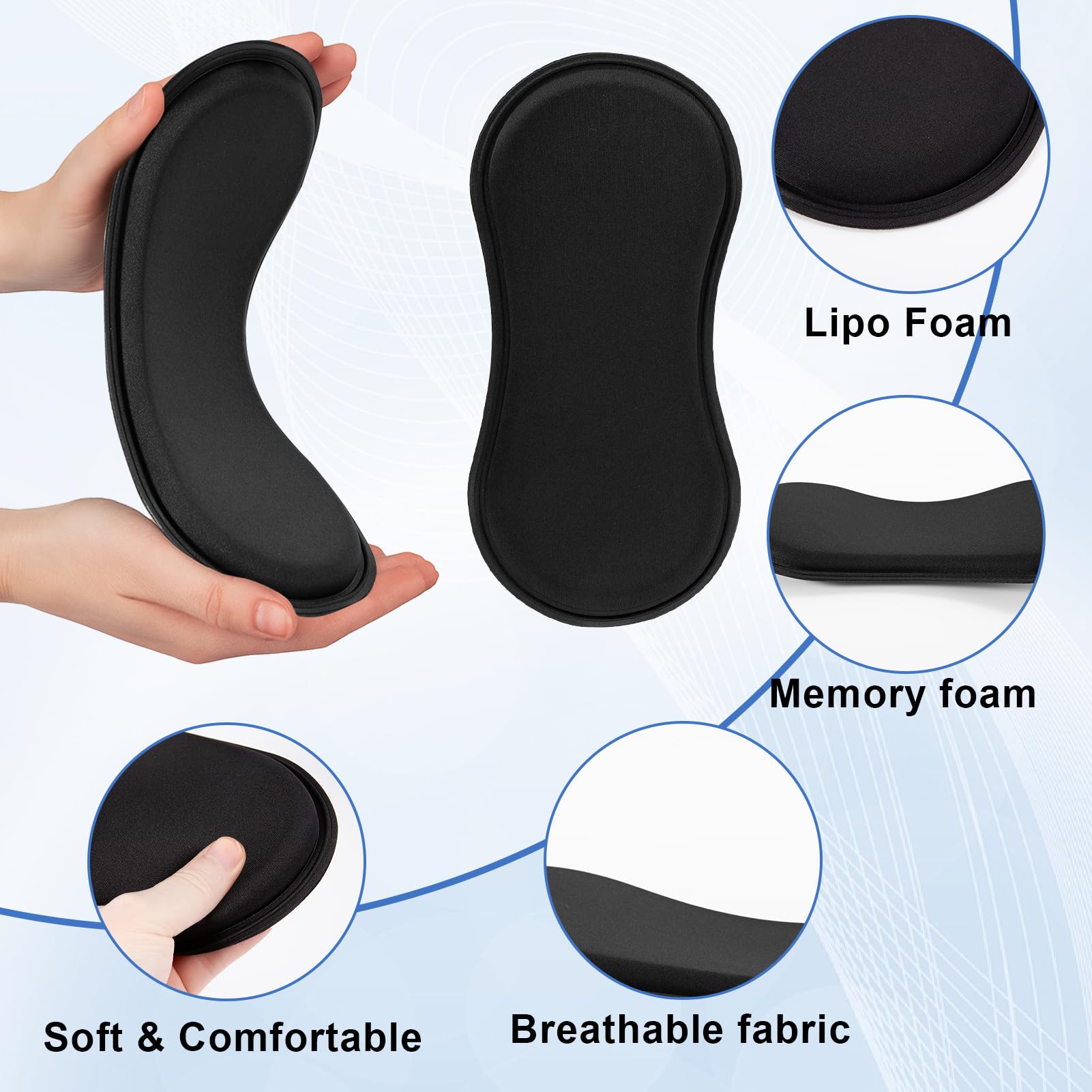 2PCS Mousses Lipo Post-Opératoires, Planche Lombaire De Compression Abdominale Latérale, Planche De Compression Abdominale, Convient à La Récupération Après Une Liposuccion