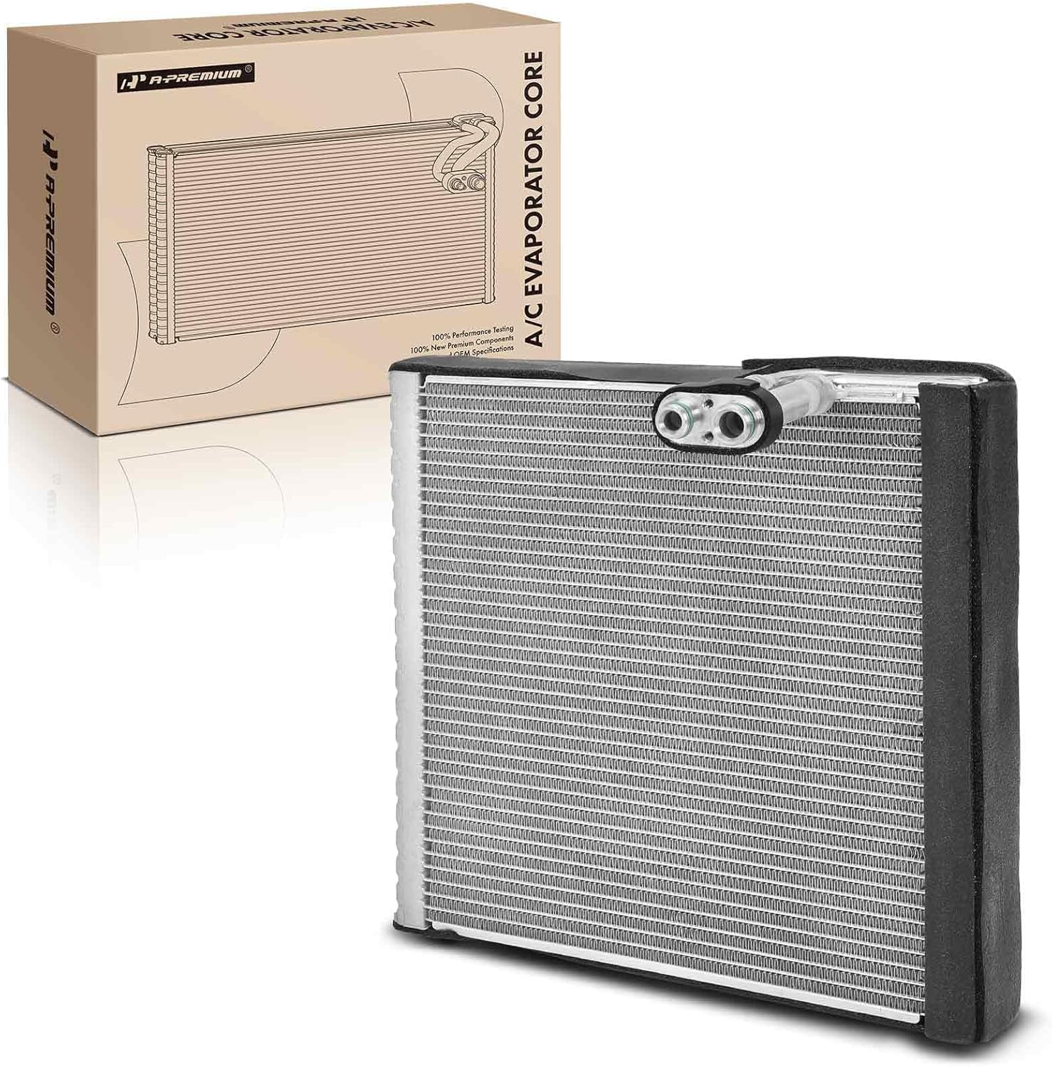 A-Premium AC Evaporator Core Compatible with Toyota Camry/Highlander/Sienna/Venza/Avalon & Lexus RX350/RX450h/ES350/ES300h, with Pressing Plate