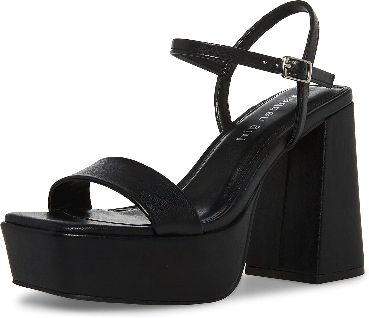 Madden Girl Women's Charro Heeled Sandal, Black Paris, 8.5