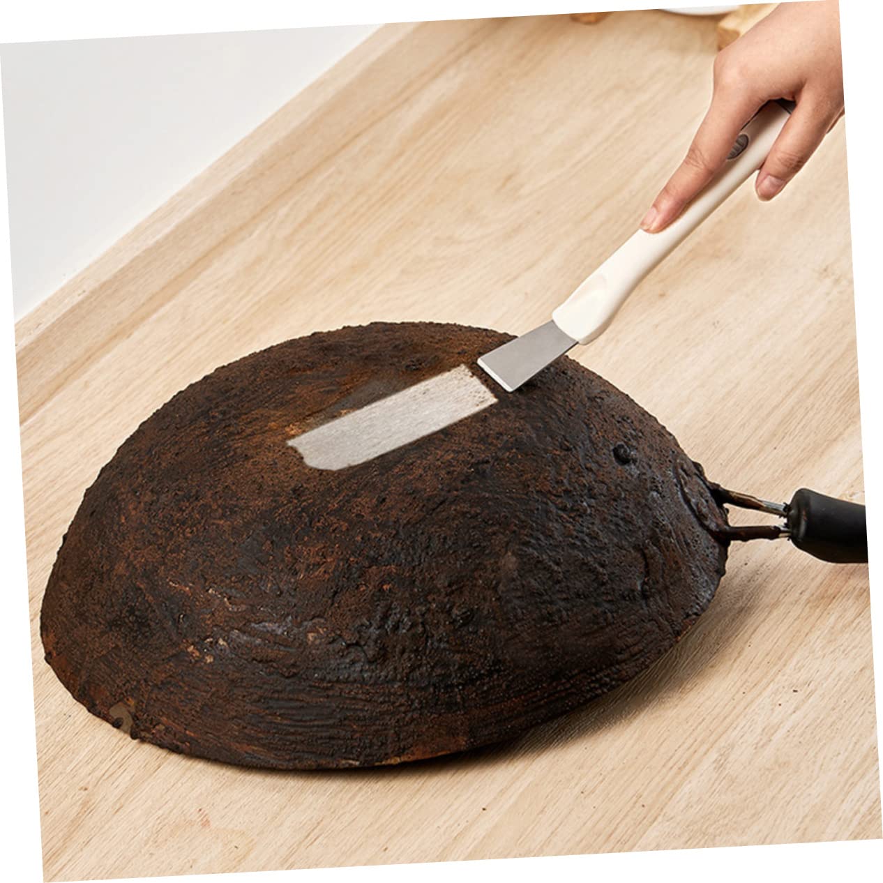 BCOATH Cleaning Brush Versatile Scrubbing Brush for Gas Stove Cleaner and Scraper Kitchen Supply for Easy Maintenance