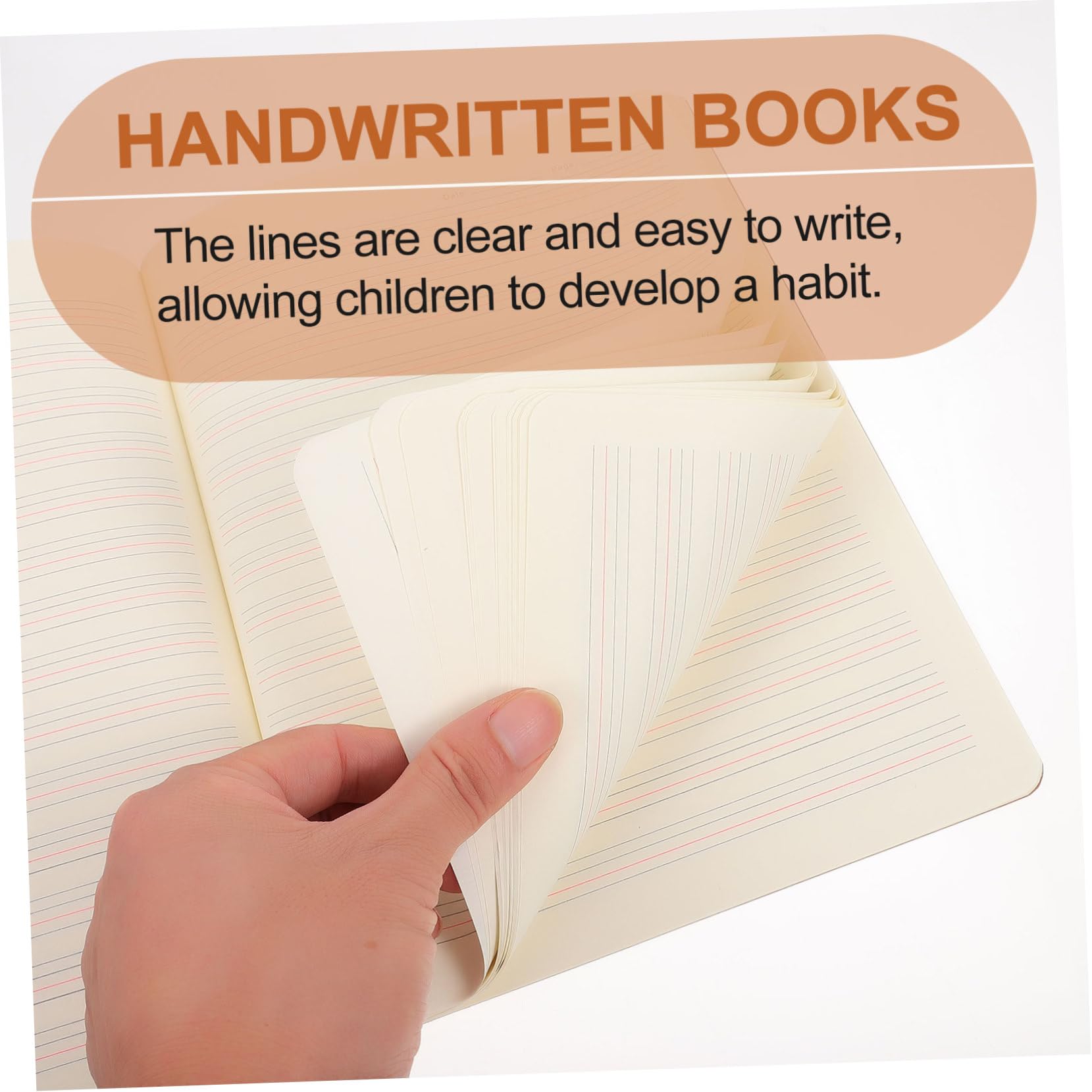 SEWACC Notizbücher 10 Stück-pack aus Papier, Schulhefte zum Schreiben | Schulanfang Deko, Übungspapier für Handschrift, Handschriftbücher für Lehrer und Kinder