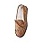 FOCO NCAA LSU Tigers Mens College Team Logo Moccasin Slippers, Tan, Medium (9-10)