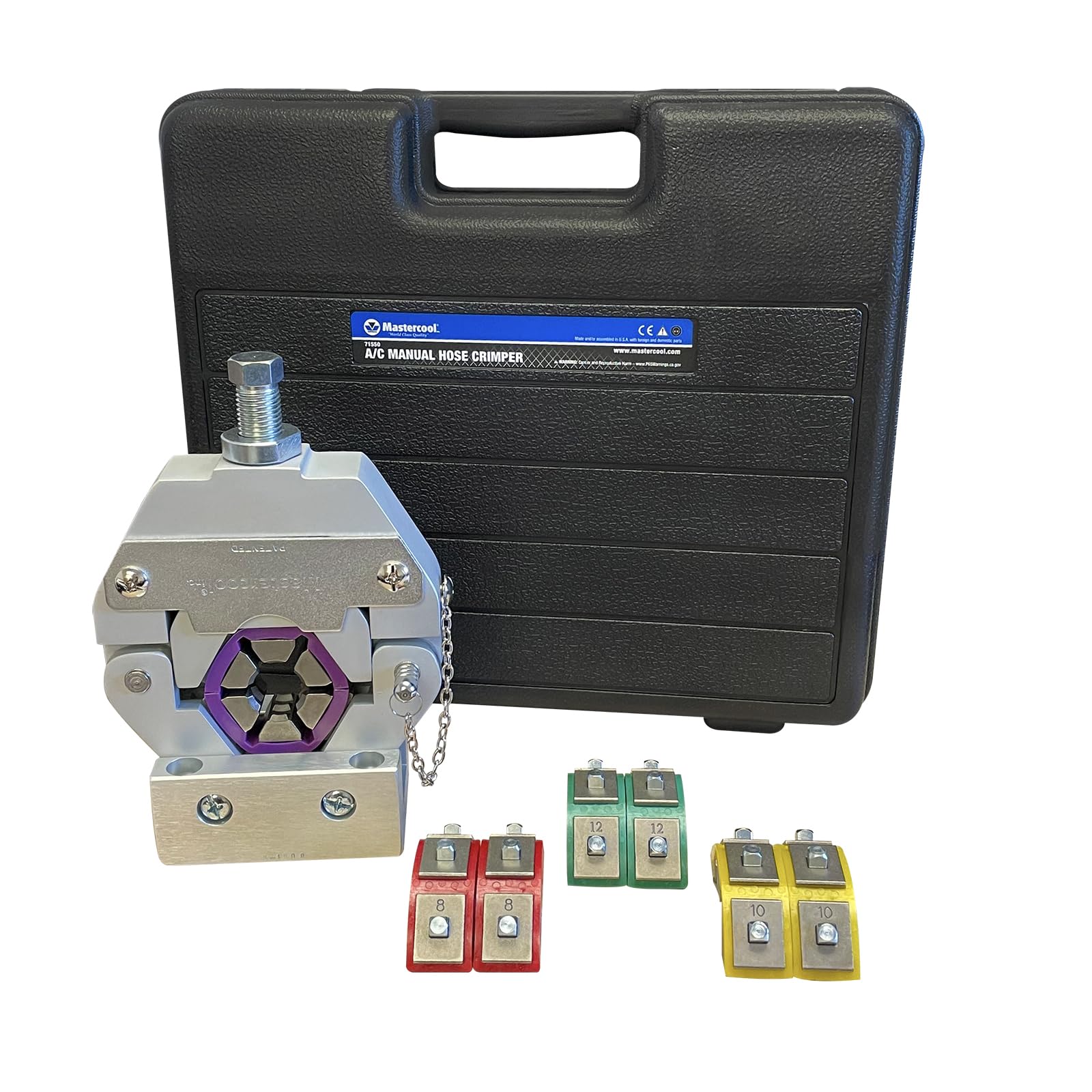 Mastercool (71550 Black Manual A/C Hose Crimper