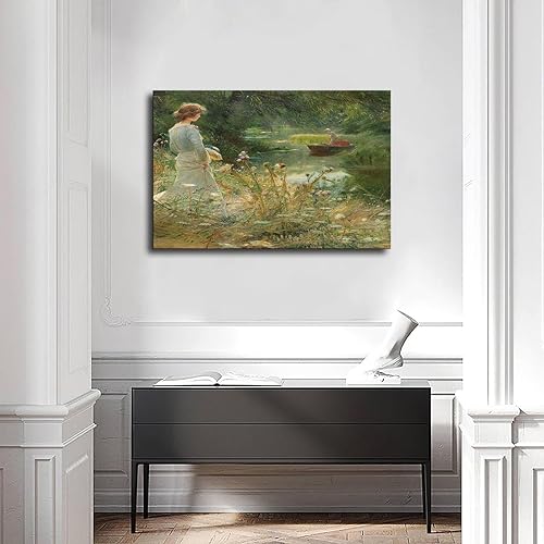 Miniatura 2 de Póster de pintura al óleo del siglo XIX, arte impresionista europeo, victoriano y británico, lienzo para pared, póster para dormitorio, sala de