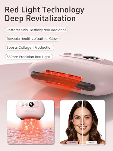 Miniatura 3 de Herramienta eléctrica de masajeador facial Gua Sha, herramienta facial Gua Sha con calor, 9 niveles de temperatura e intensidad de vibración,