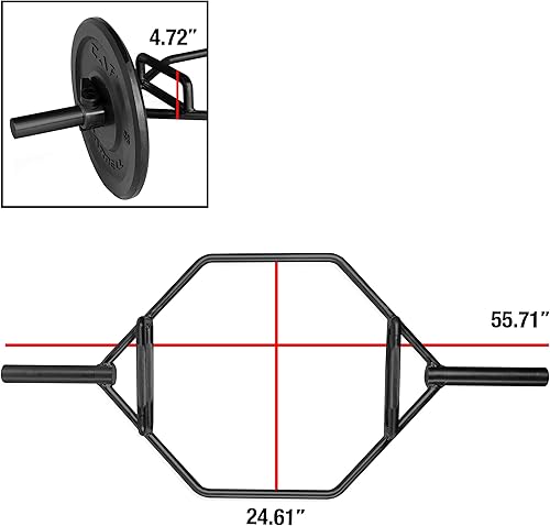 Miniatura 2 de CAP Barbell - Barra olímpica, barra hexagonal, barra de encogimiento de hombros, barra de peso muerto, opciones disponibles