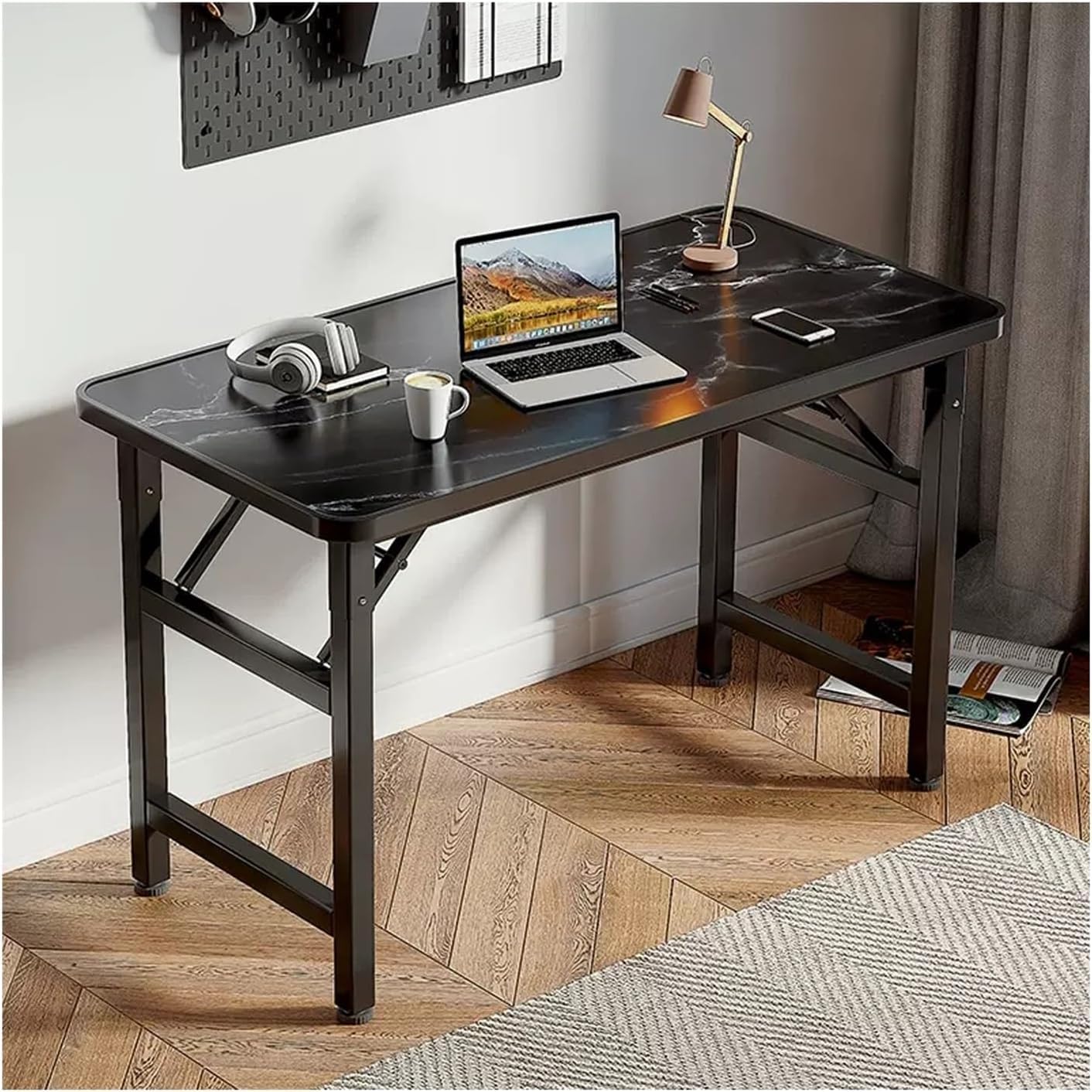 Computer Desks Folding Pc Table Home Bedroom Simple Rectangular Desktop ...