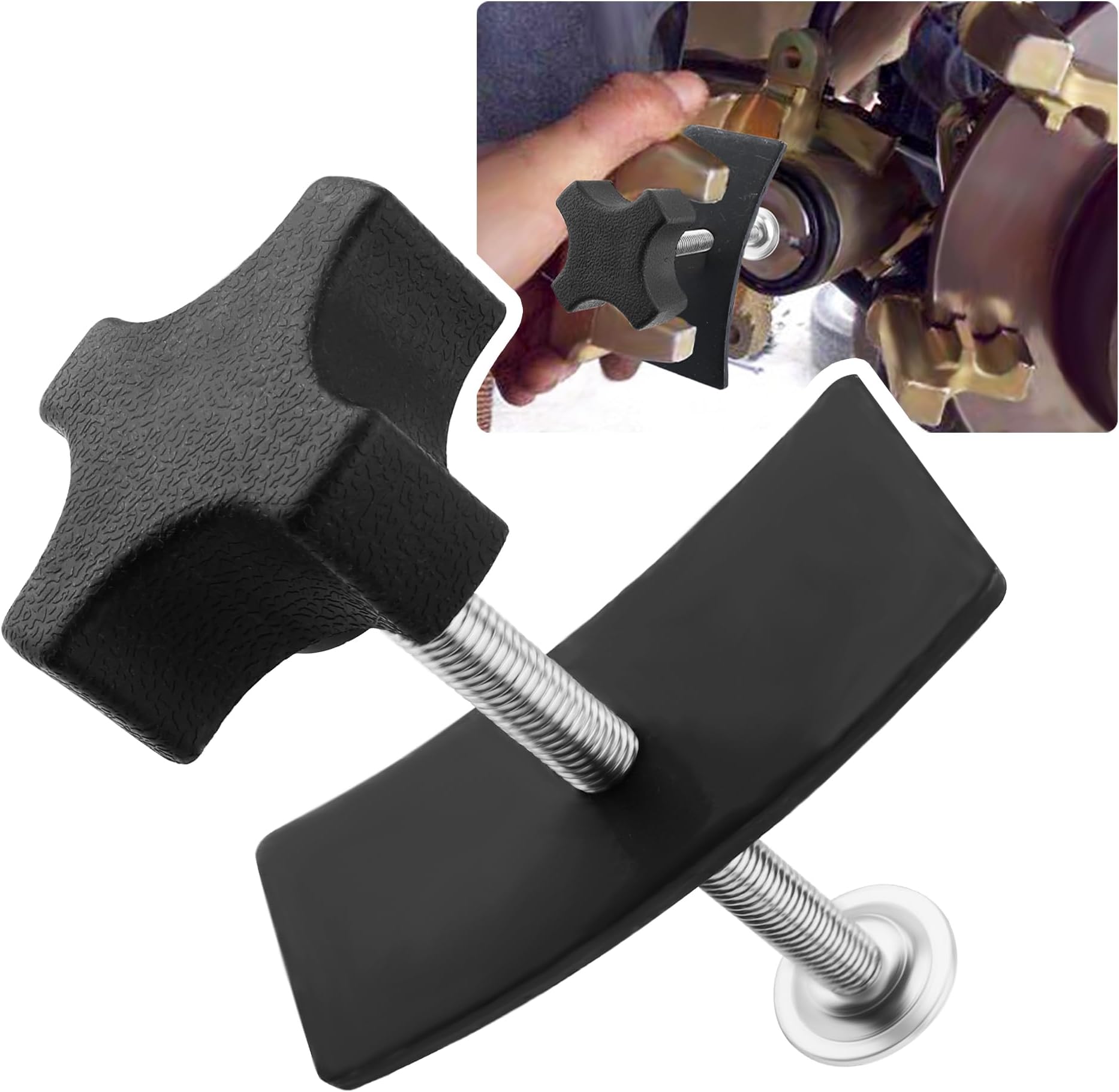 ZKTOOL Heavy Duty Universal Brake Caliper Tool - Multi-Piston Compression Tool For Cars, Motorcycles, ATVs - View #2